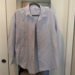 Beachlunchlounge Light Blue Striped Shirt